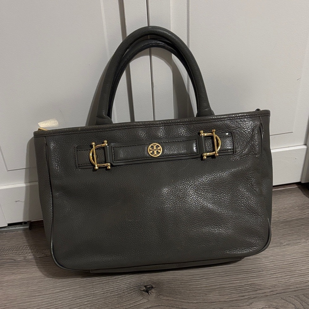 Tory Burch Grey Leather Purse